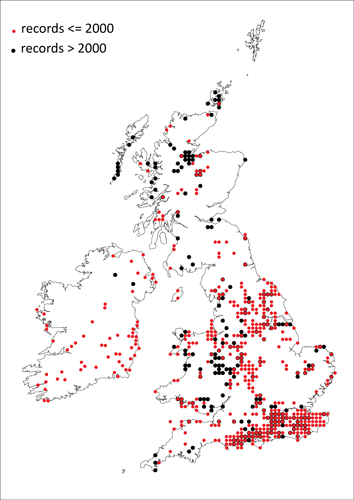 Vespula rufa map